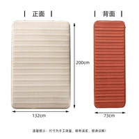 Self-Inflating Camping Sleeping Pad with 3D Sponge, Thickened Moisture-Proof Tent Mat for Outdoor Base Camps