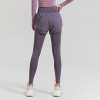 Women's 2-in-1 High Waist Yoga Pants, Slimming, Stretchy, Quick Dry for Gym, Running, Workout