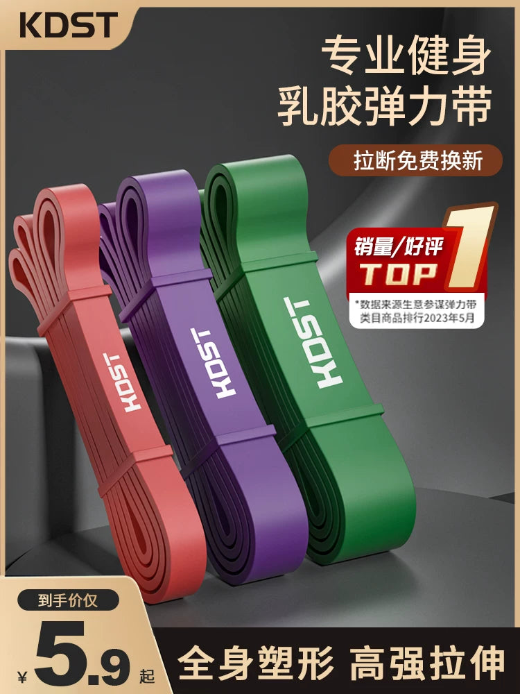 Resistance Bands for Strength Training and Pull-Up Assistance, Latex-Free Exercise Bands for Men and Women