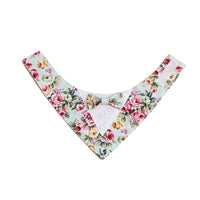 Chinese Style Floral Pet Bandana Scarf with Hook and Loop Fastener for Dogs