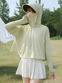 Women's UV Protection Sun Protection Jacket with Detachable Hood - Lightweight & Breathable