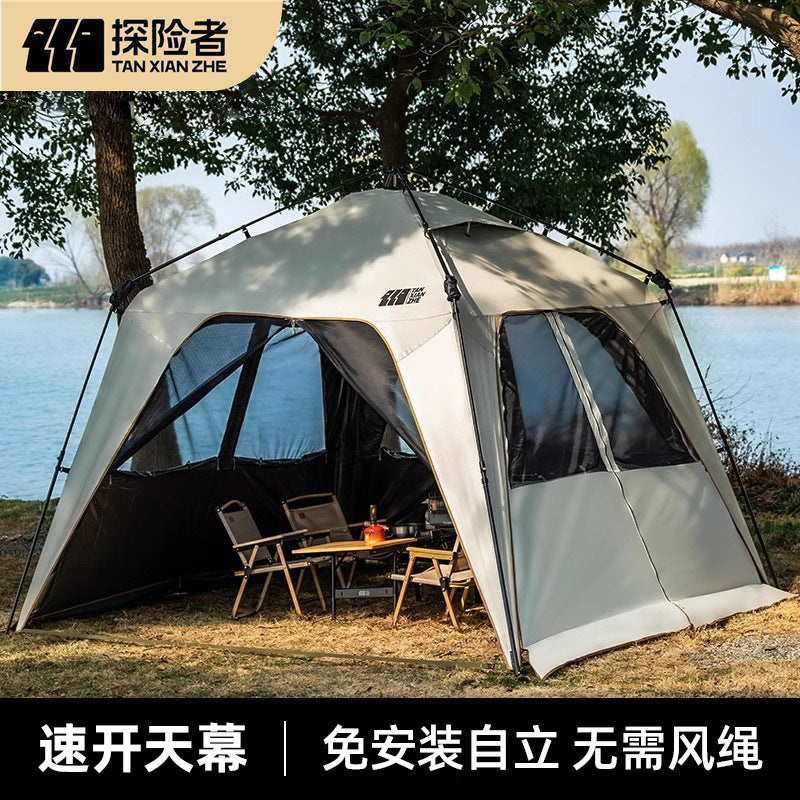 Explorer Car Side Quick Open Canopy Tent Outdoor Summer Camping Blackout Dome Tent Sunshade