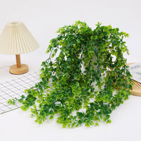 Artificial Eucalyptus Garland Vine for Ceiling Balcony Decoration Plastic Fake Green Plant Wall Hanging Floral Art
