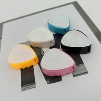 Guitar Pick Holder Case Adhesive Heart-shaped Colorful Pick Box for Musical Instrument Accessories