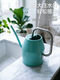 Long Spout Watering Can for Indoor Plants & Garden, 1L/1.2L Retro Style