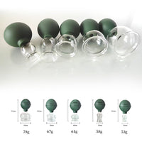 Facial Lifting Vacuum Silicone Cupping Set for Home Beauty and Skin Care