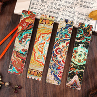 Dunhuang Brocade Series Chinese Style Paper Bookmarks with Ancient Art Designs for Students and Gifts