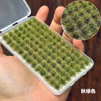 Miniature Static Grass Tufts for Dioramas, Architectural Models, and DIY Crafts