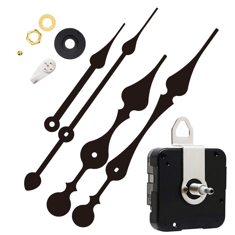 High Torque Quartz Clock Movement Kit with Long Hands for DIY Clock Repair