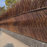 Bamboo Garden Fence Panel Outdoor Privacy Screen Decorative Border for Yard Patio Balcony