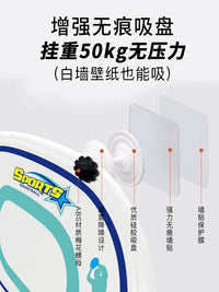 Punch-Free Indoor Basketball Hoop Wall-Mounted for Adults and Kids, Slam Dunk Capable Home Mini Basketball Rim
