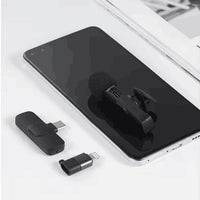 Wireless Lavalier Microphone for Live Streaming and Recording with Noise Reduction