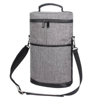Insulated Oxford Cloth Wine Cooler Bag for Picnics and Travel, Large Capacity Champagne and Wine Carrier