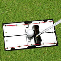 Golf Putting Alignment Mirror for Indoor/Outdoor Practice
