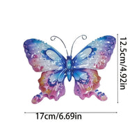 Metal Butterfly Wall Decor for Garden & Patio, Rustic Iron Craft Simulation Butterfly Hanging Ornament