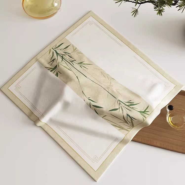 Dustproof Square Tablecloth Cover for Tea Trays and Small Appliances