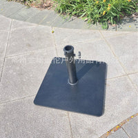 11KG Square Black Iron Patio Umbrella Base Stand