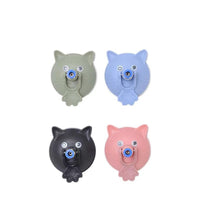 Retractable Cat Wand Toy with Strong Suction Cup Base and Replaceable Feather Refills