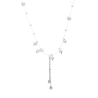 Pearl Tassel Necklace for Women, Lightweight Luxury Design Choker, New 2025 Fashion Collarbone Chain
