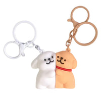 Good Fortune Keychain Pendant - Simulated Persimmon & Peanut Charms for Bags, Gifts