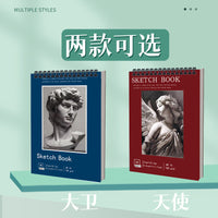 Sketchbook A3/A4/A5 for Artists, Students - Spiral Bound Blank Paper for Drawing, Colored Pencil, Watercolor