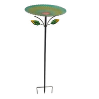 Outdoor Leaf Bird Feeder and Bath, Hanging Bird Feeder for Garden and Yard Decoration