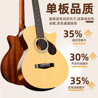Kama 38-inch Acoustic Guitar for Beginners with Spruce Top