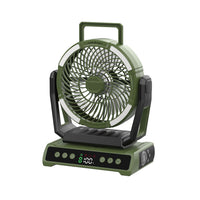 Rechargeable Camping Fan with Remote, LED Display, and Long-Lasting Battery for Outdoor Use