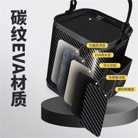Portable Folding Fishing Bucket with Rod Holders and Side Pocket for Live Bait and Fish