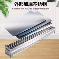 Commercial Stainless Steel Charcoal BBQ Grill for Outdoor Stalls, Thickened Large Barbecue Pit