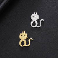 Stainless Steel Animal & Feather Charms for DIY Jewelry Making