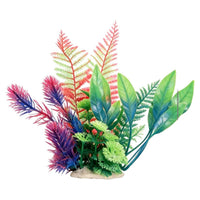 Aquarium Artificial Plant and Mountain Ornament Kit for Fish Tank Decoration
