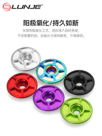 Aluminum Alloy Bicycle Headset Cap for Road and Mountain Bikes