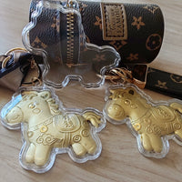 Acrylic Horse Keychain Pendant Shell for Bags