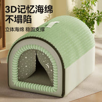 Pet Tent House for Cats and Small Dogs, Warm Enclosed Cat Bed, Removable and Washable