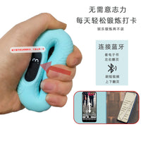 Bluetooth Finger Grip Strengthener with Counter for TikTok Video Control and Hand Rehabilitation