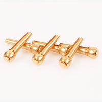 Brass Bridge Pins for Acoustic Guitar - Set of 6