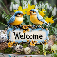 PVC Garden Stakes Decorative Yard Signs for Holiday and Garden Decor