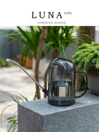 LUNA Horticulture Long Spout Watering Can with Spray Nozzle for Indoor/Outdoor Plants