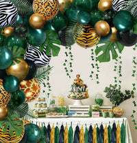 Jungle Animal Theme Balloon Arch Kit for Birthday Baby Shower Party Decorations