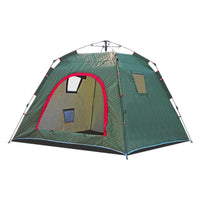 Instant Pop-Up Ice Fishing Tent Winter Camping Shelter with Cotton Insulation
