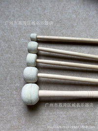 Maple Wood Timpani Mallets with Felt Head for Percussion Instruments