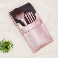 DAIFEI 5-Piece Soft Synthetic Eye Makeup Brush Set with Powder, Contour, or Highlight Brush