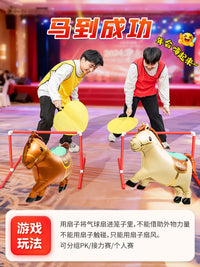 Inflatable Horse and Lion Balloons for Team Building Activities and Festive Events