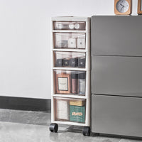 Slim Gap Storage Cabinet with Drawers for Bathroom Kitchen, Thickened Household Organizer Shelf