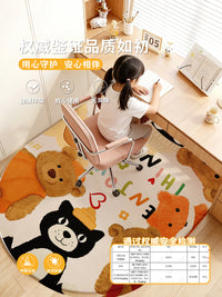 Cartoon Soundproof Chair Mat for Study Room and Bedroom