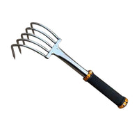 Stainless Steel Clam Rake for Beachcombing and Shellfish Harvesting