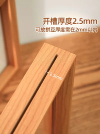 Double-Sided Transparent Acrylic Photo Frame for DIY Display, Wall or Tabletop