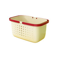 Portable Shower Caddy Basket with Drainage Holes for Bathroom and Dorm