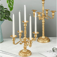American Retro Metal Candelabra for Weddings and Home Decor